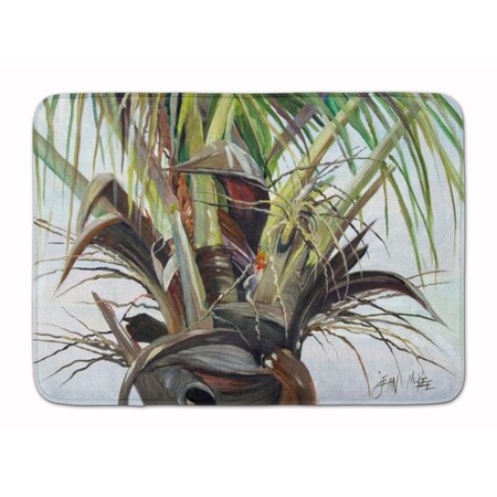 Carolines Treasures Top Palm Tree Machine Washable Memory Foam Mat JMK1130RUG